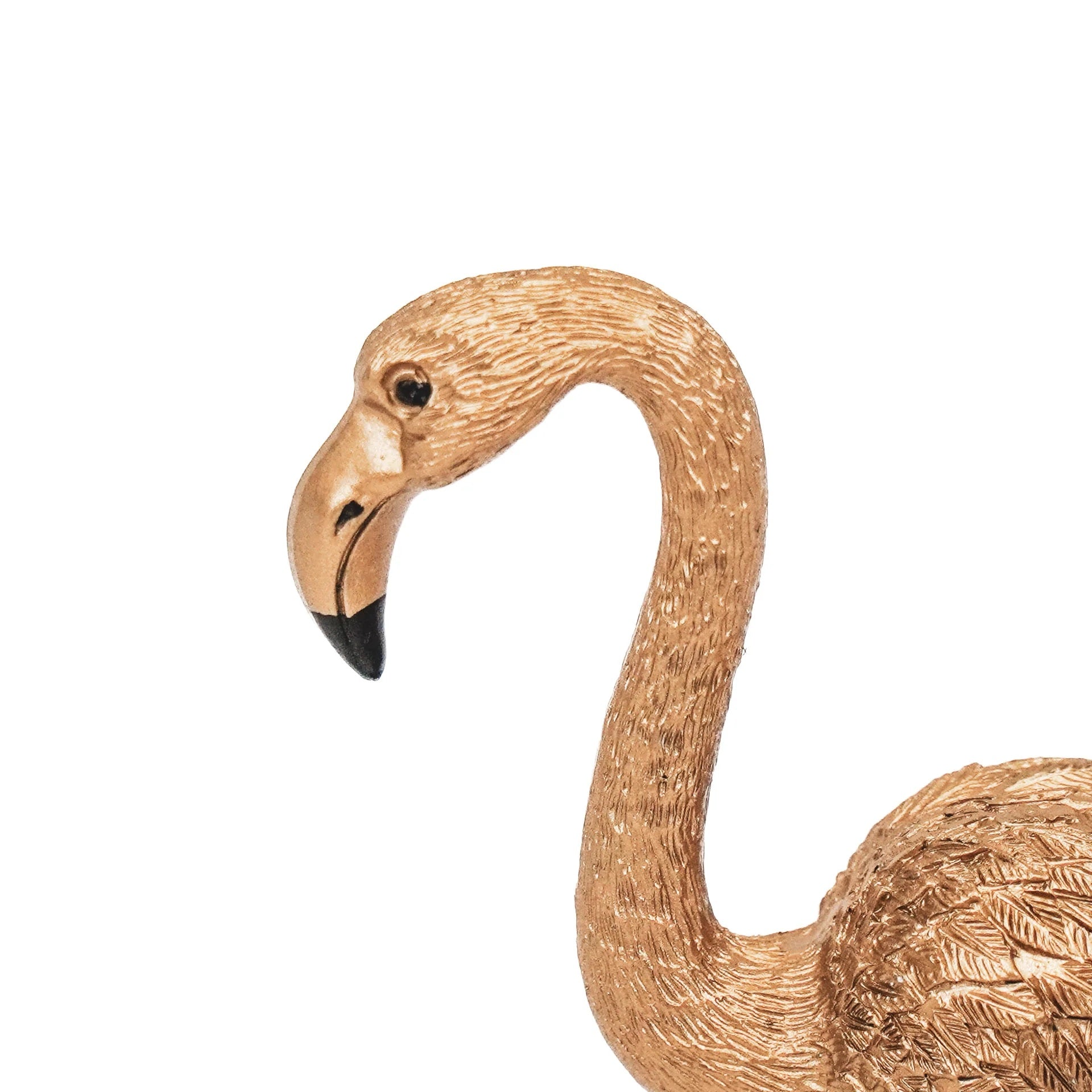 Flamingo Goud Polyresin 9x7,5x19,5cm