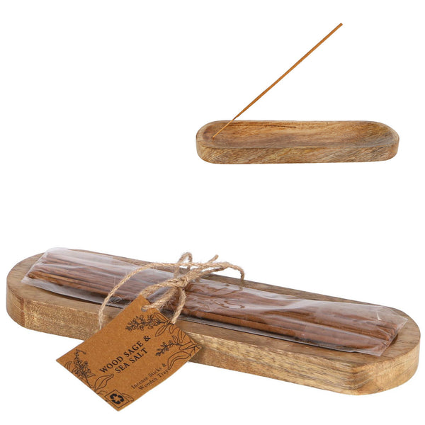 Geurstokjes met Houder Wood, Sage & Seasalt 24x8x2cm