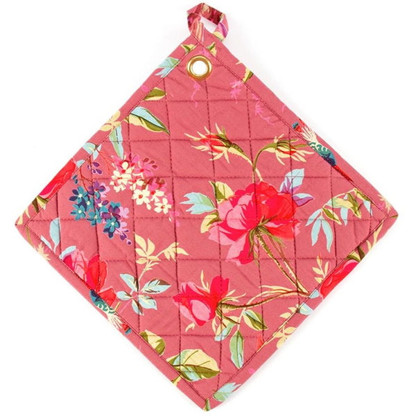 Pannenlappen set-van-2 Paradise Rose 25x25cm