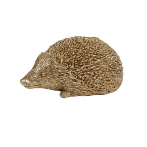 Beeldje Egel S goud 9x6x4cm