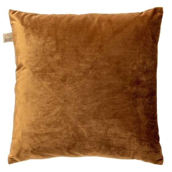 Kussen Bailey tobacco brown 45x45cm achterkant