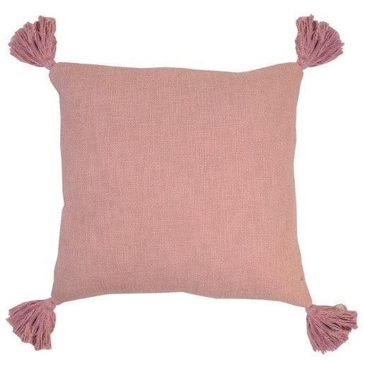 Kussen Cotton Slub mauve 45x45cm