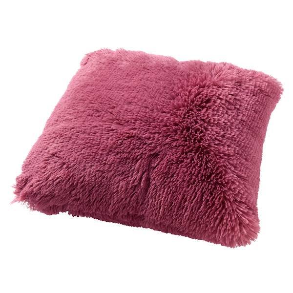 Kussen Fluffy Heather Rose 45x45cm zijkant