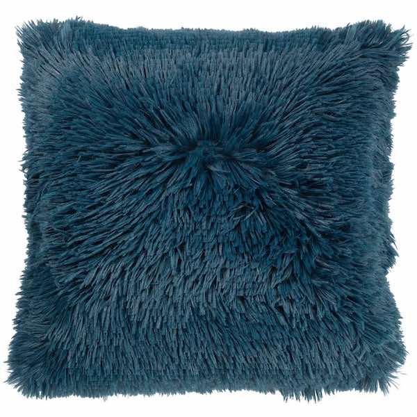 Kussen Fluffy smaragd 45x45cm