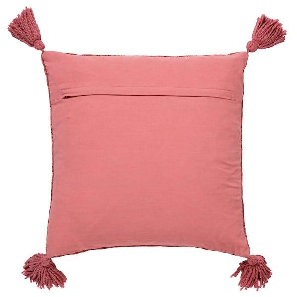 Kussen Nino dusty rose 45x45cm achterkant