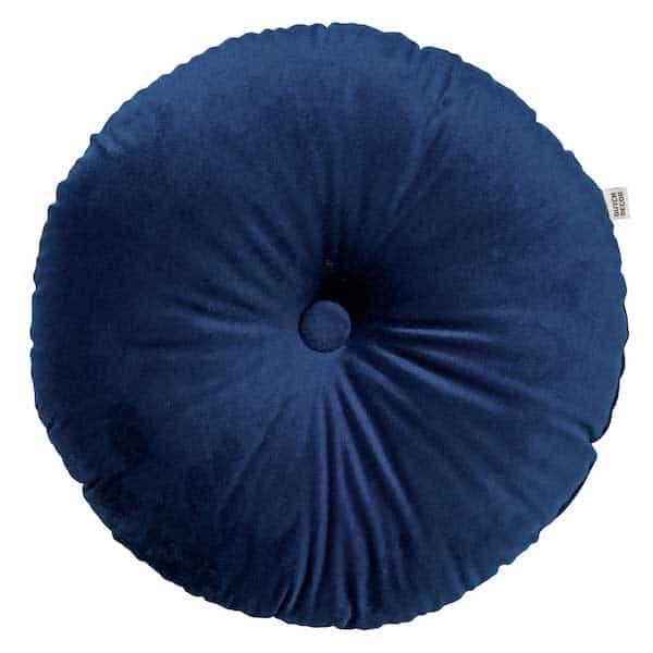 Kussen Olly insignia blue rond 40x40cm