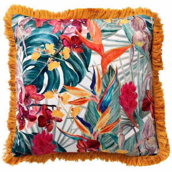 Kussen Tropicana golden glow 45x45cm