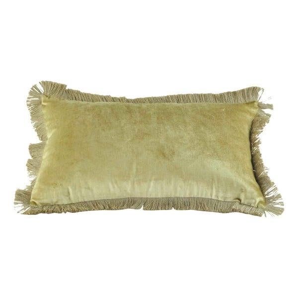 Kussen Viscose Velvet gold 50x30cm